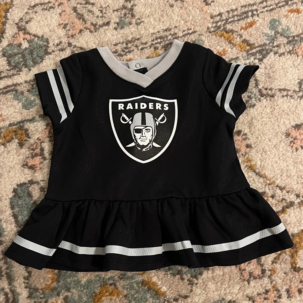Raiders baby jersey